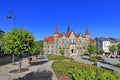 Poland Ã¢â¬â Lower Silesia Ã¢â¬â Walbrzych Ã¢â¬â Historical City Hall building Royalty Free Stock Photo